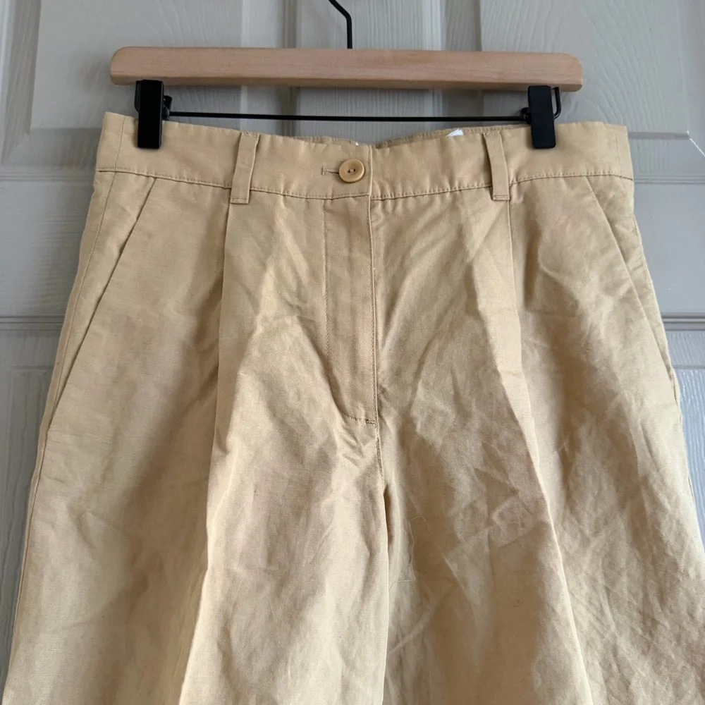 COS Straight Leg Linen/Cotton Pants NEW